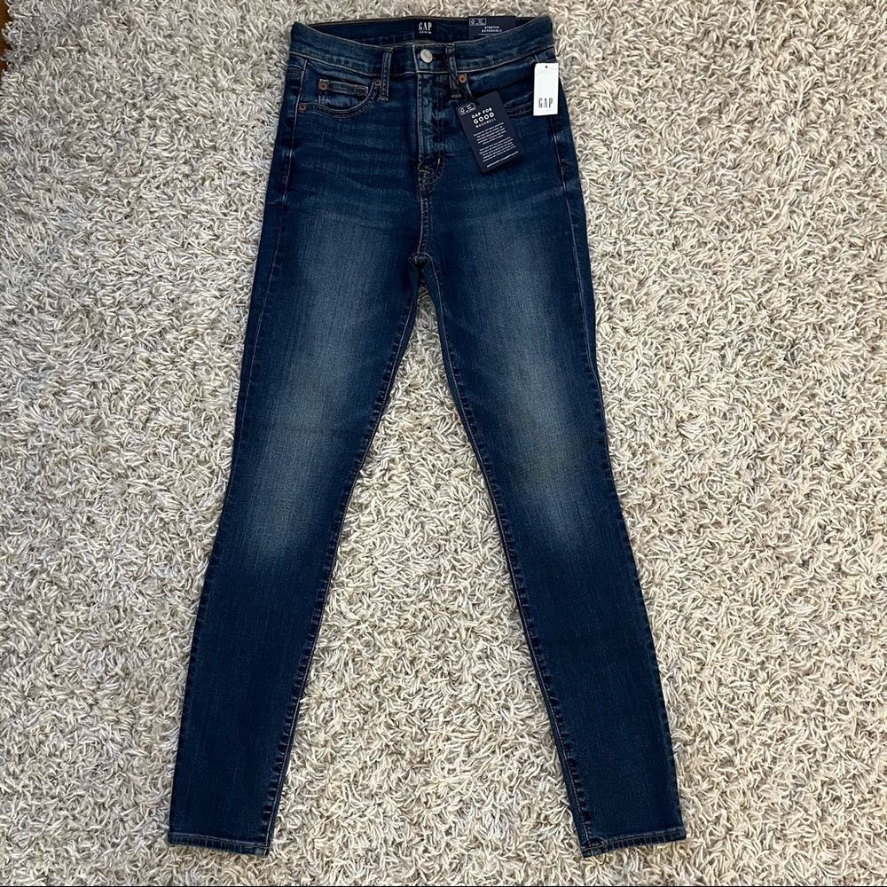 Gap High Rise True Skinny Jeans Size 0 / 25